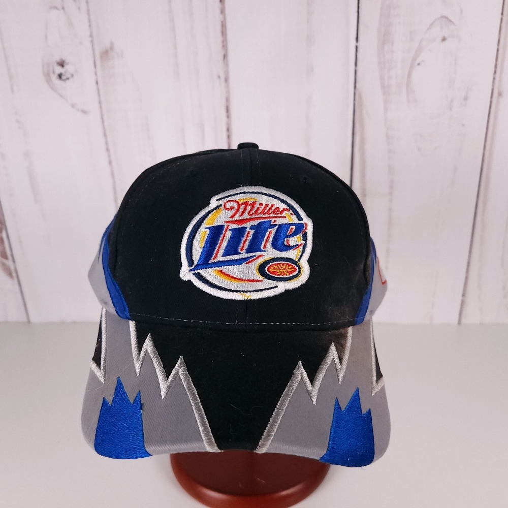 Miller Lite Beer NASCAR Rusty's Last Call Penske Racing Hat Wallace #2 Cap 2005